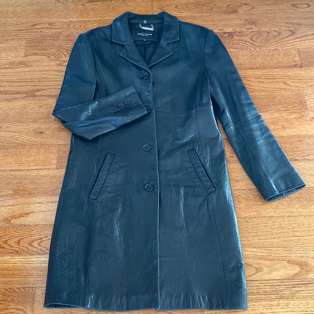 North Shore Leather coat size small